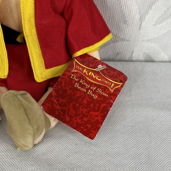 5 for $25| Warner Bros Bean Bag Plush The King and I King of Siam 10" (1998) NWT - Picture 3 of 11